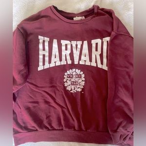 H&M Harvard Maroon Crewneck